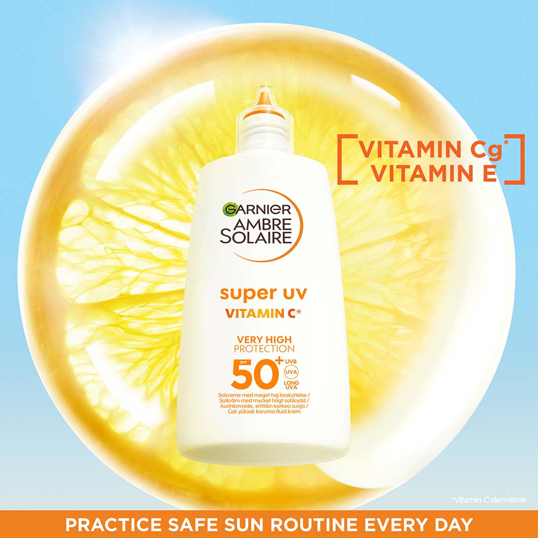 Garnier Ambre Solaire Super Uv Vitamin C Anti-Dark Spot Fluid Spf50+ 40 ml