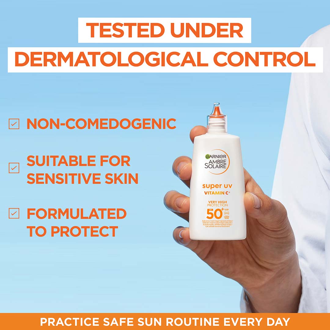 Garnier Ambre Solaire Super Uv Vitamin C Anti-Dark Spot Fluid Spf50+ 40 ml