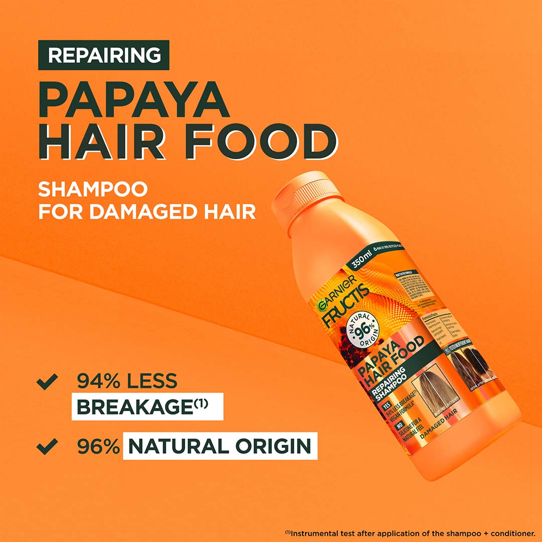 Garnier Fructis Hair Food Papaya Shampoo 350 ml