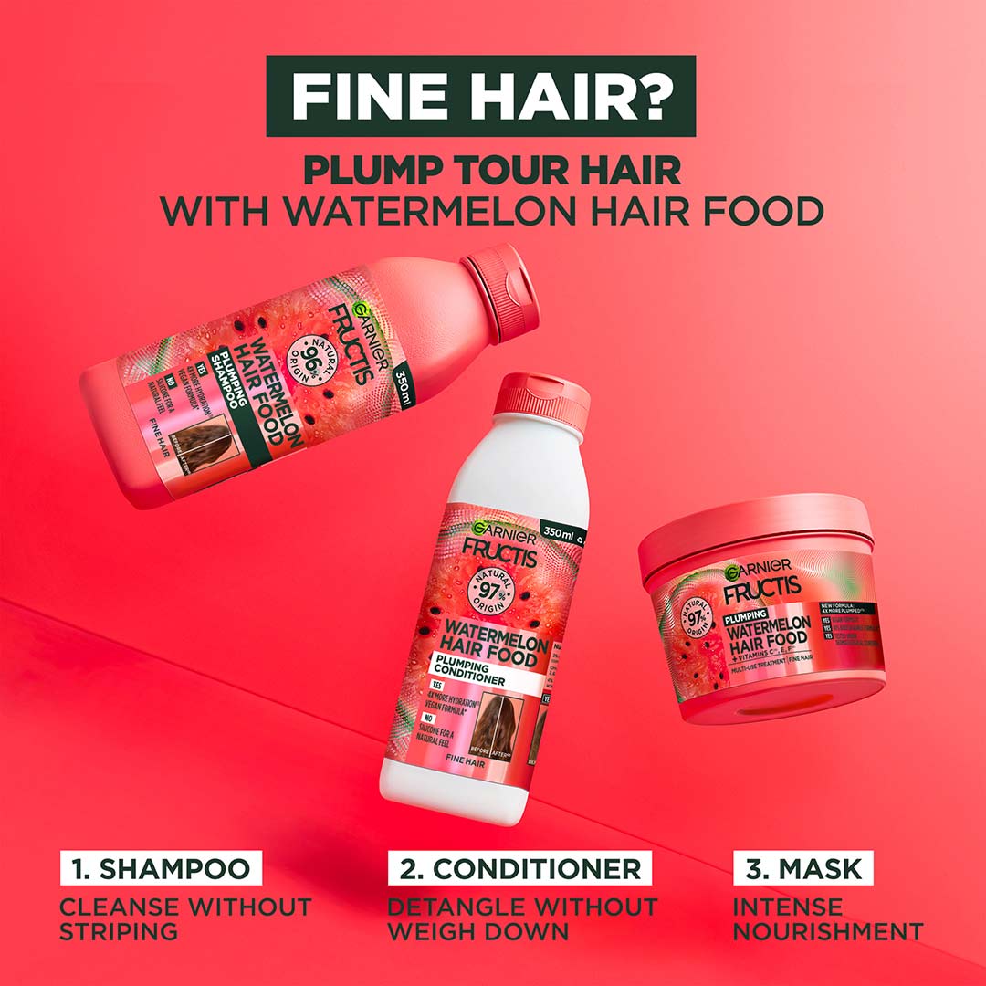 Garnier Fructis Hair Food Watermelon Shampoo 350 ml