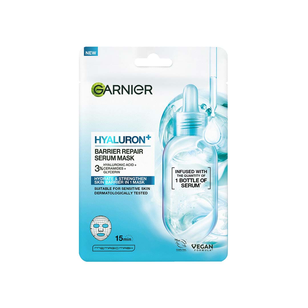 Garnier Hyaluron + Barrier Repair Serum Sheet Mask 28g
