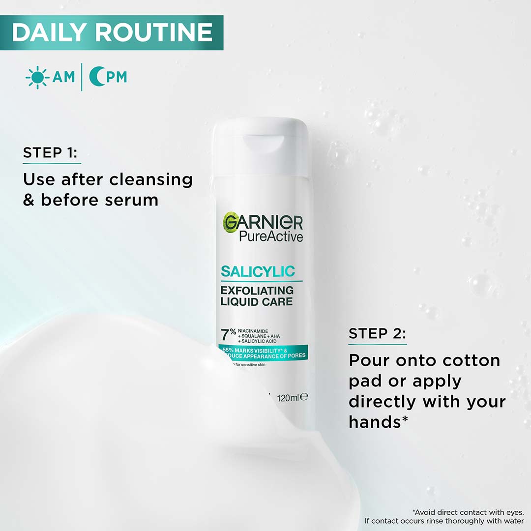 Garnier Pureactive Salicylic Exfoliating Liquid Care 120 ml