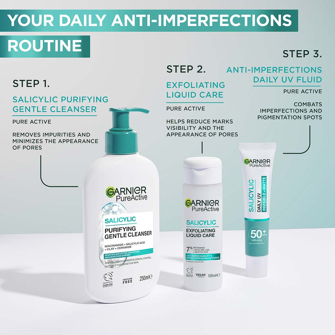 Garnier Pureactive Salicylic Exfoliating Liquid Care 120 ml