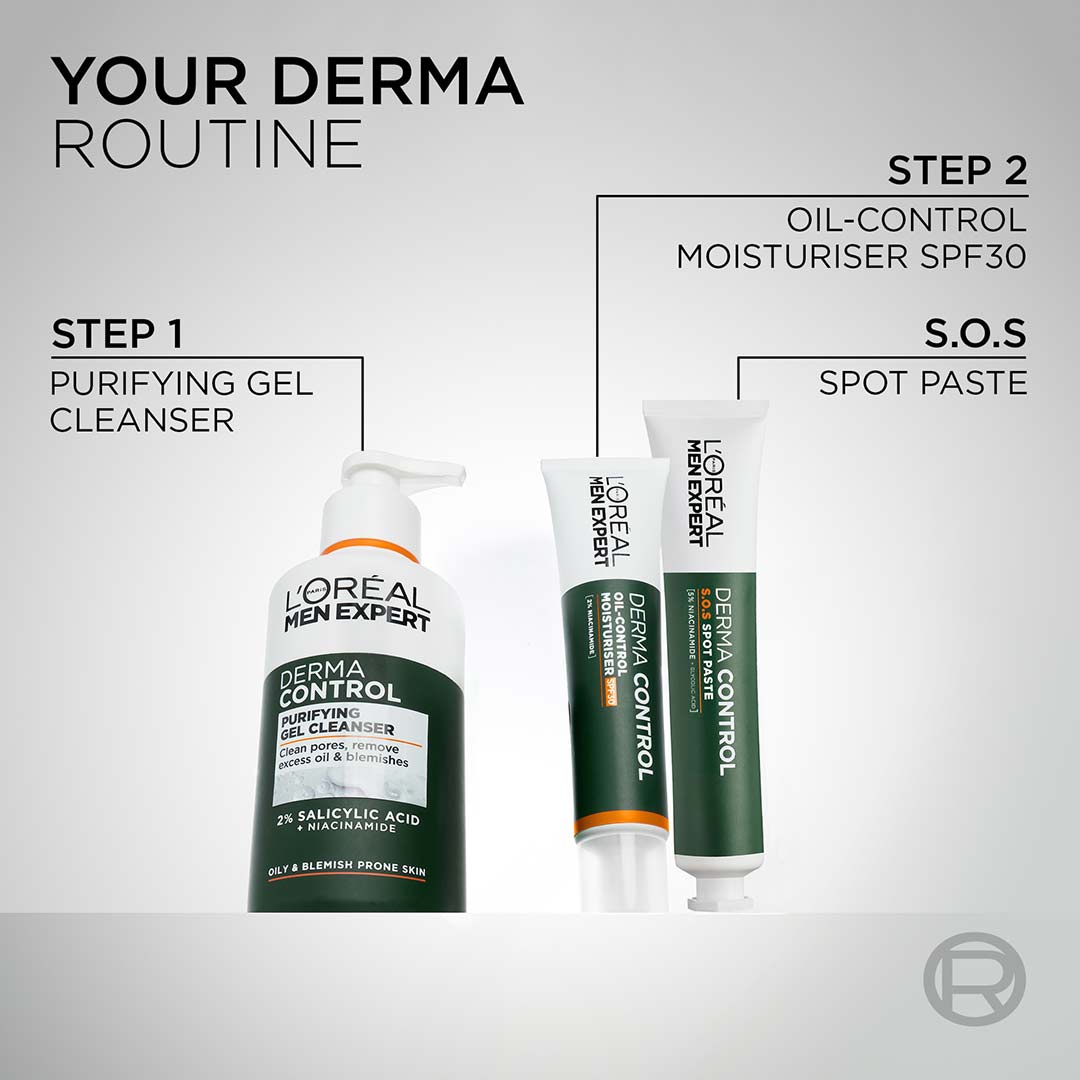 Loreal Men Expert Derma Control Anti-Blemish Cleanser 260 ml