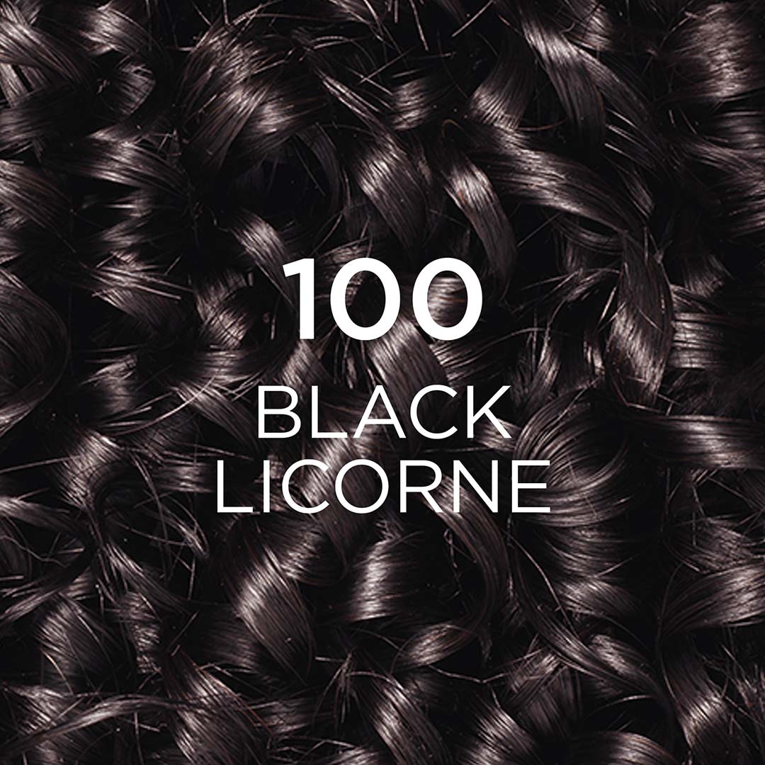 Loreal Paris Casting Crème Gloss Semi-Permanent Color For Normal Hair 100 Black Licorne