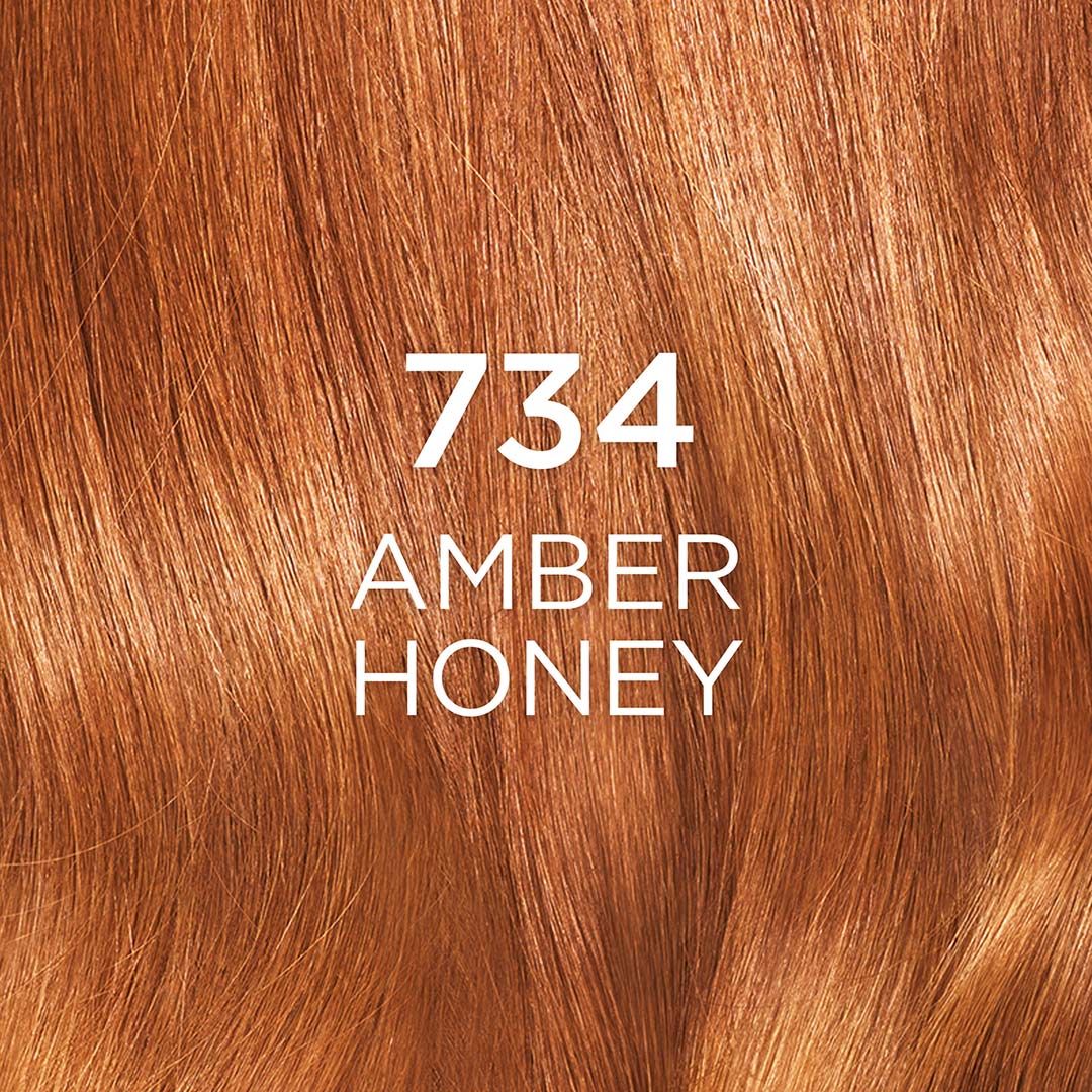 Loreal Paris Casting Crème Gloss Semi-Permanent Color For Normal Hair 734 Amber
