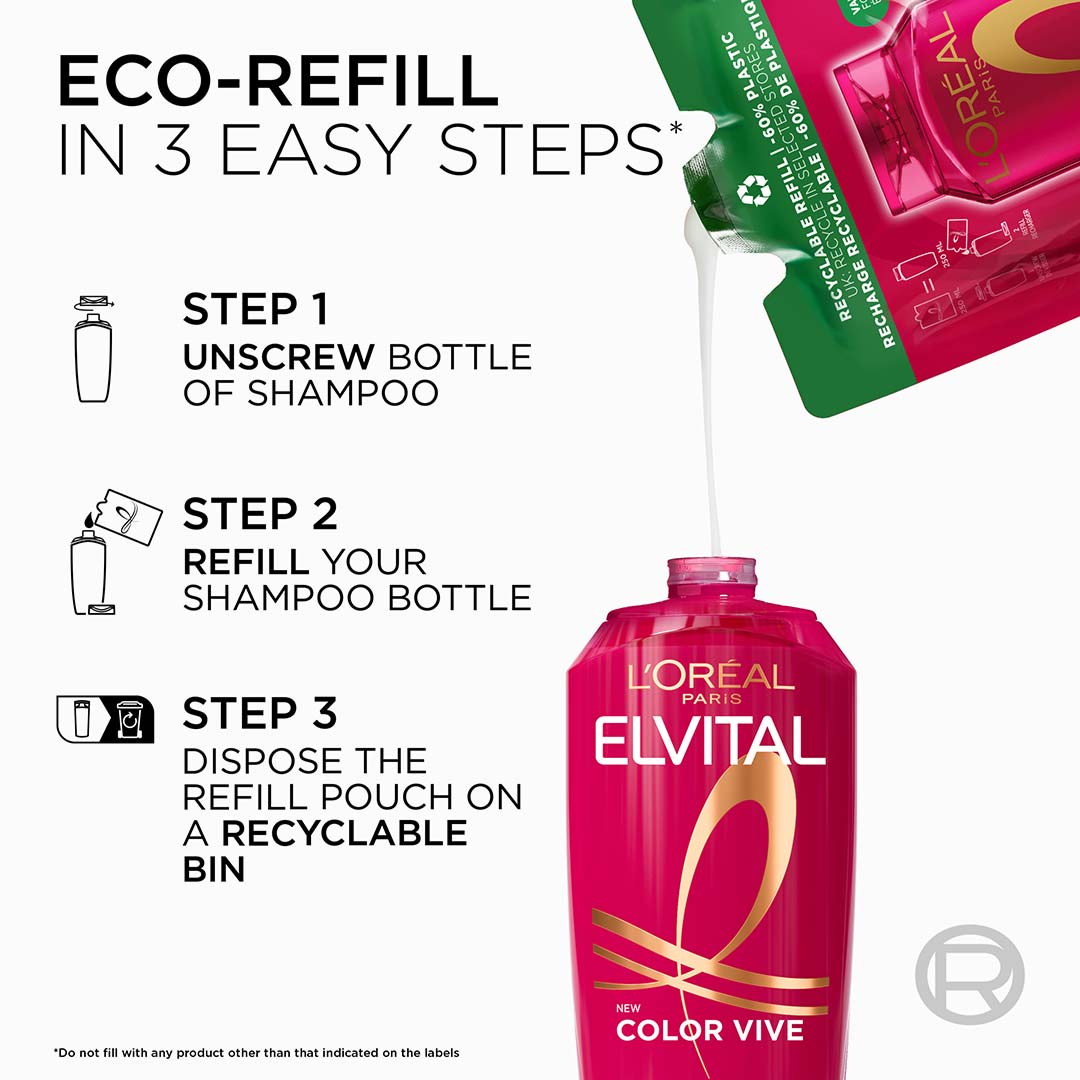Loreal Paris Elvital Color Vive Shampoo Refill