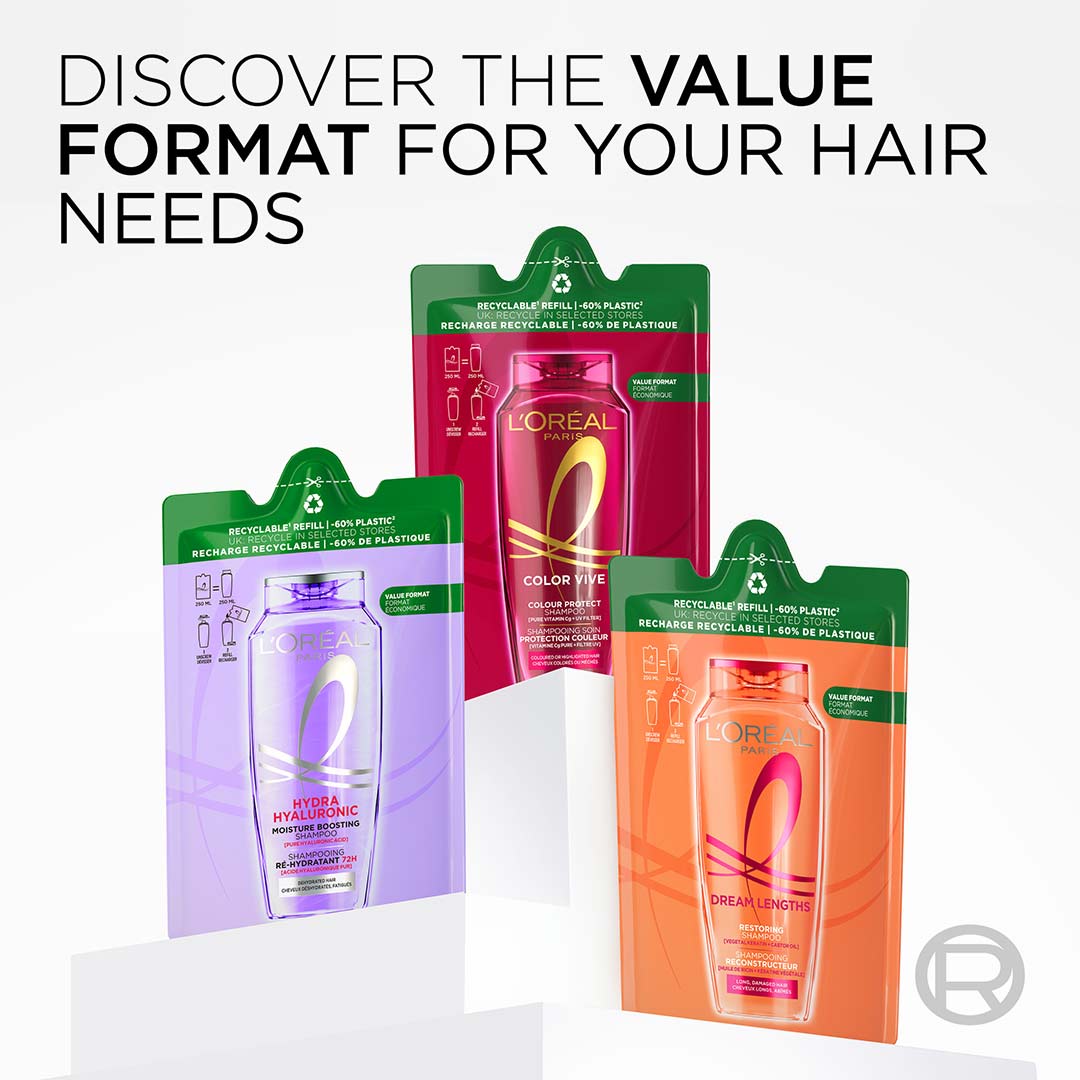 Loreal Paris Elvital Dream Length Shampoo Refill