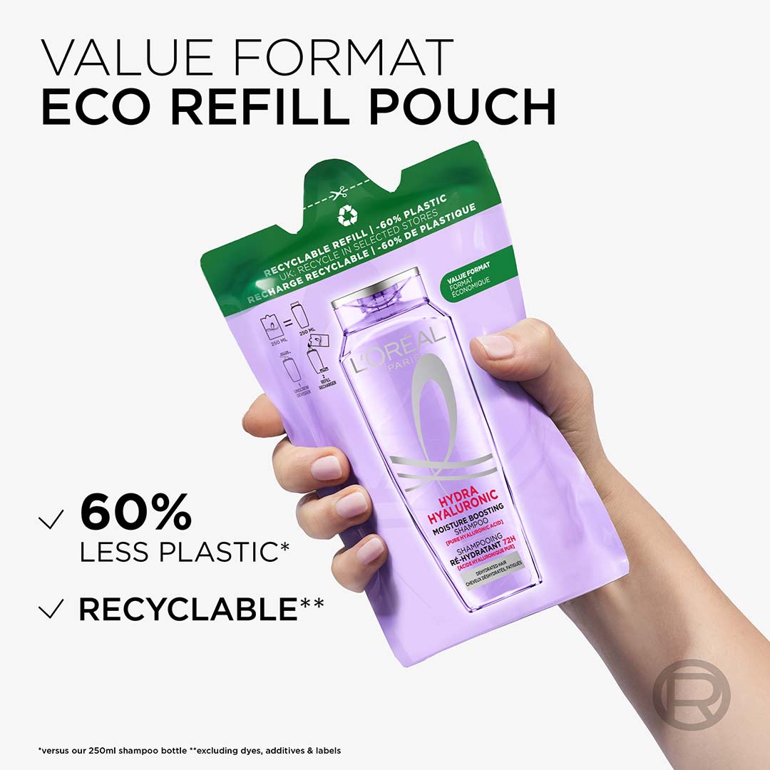 Loreal Paris Elvital Hyaluron Plump Shampoo Refill