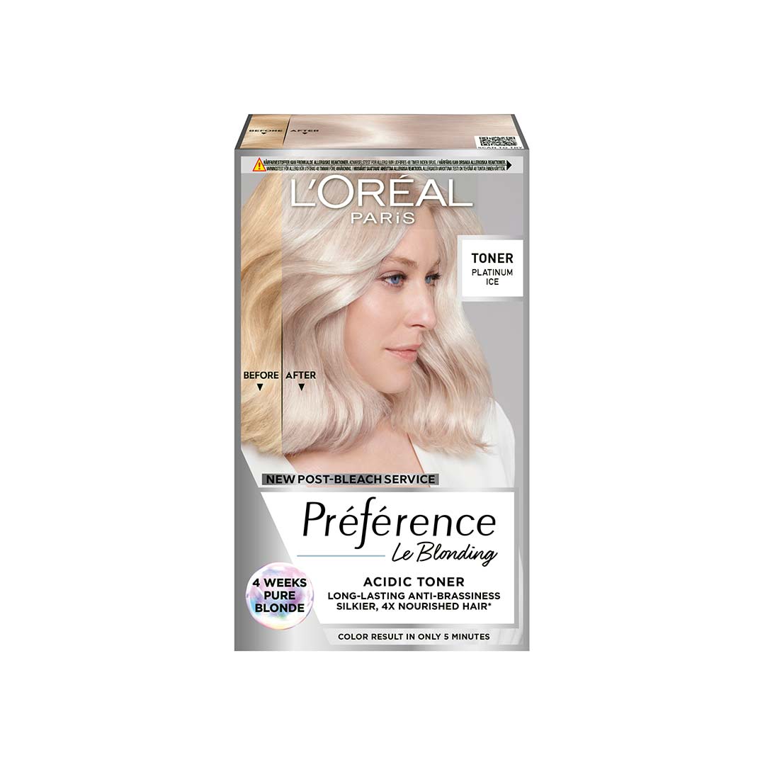 Loreal Paris Préférence Blonding 1 Acidic Toners Platinum Ice