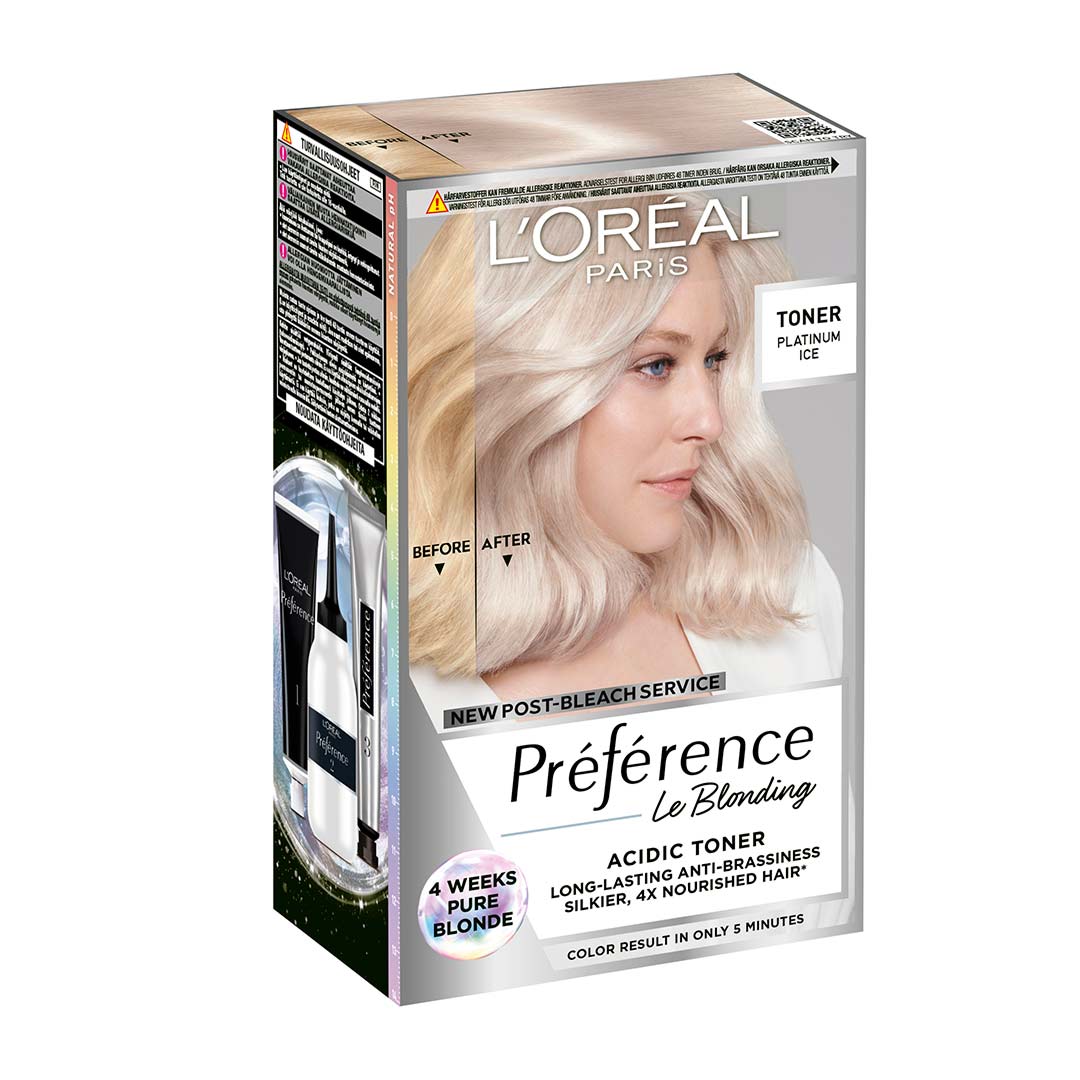 Loreal Paris Préférence Blonding 1 Acidic Toners Platinum Ice