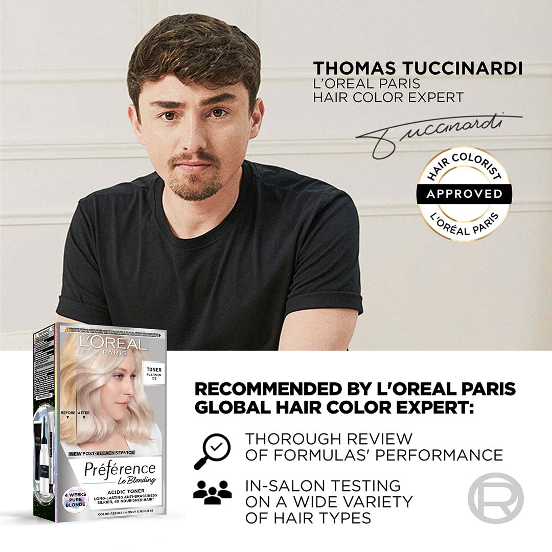 Loreal Paris Préférence Blonding 1 Acidic Toners Platinum Ice