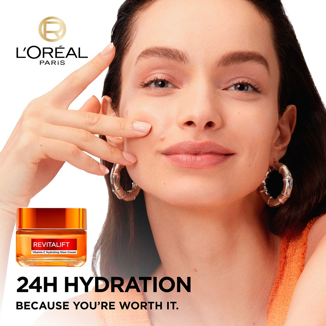 Loreal Paris Revitalift Vitamin C Hydratingglow Cream 50 ml