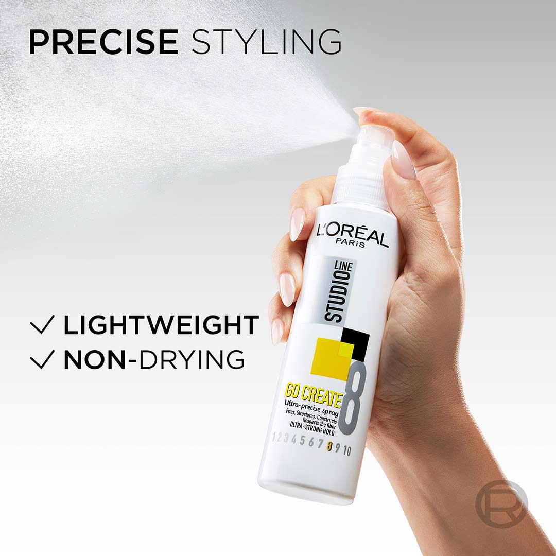 Loreal Paris Studio Line Go Create Ultra Precise Spray Ultra Strong Hold 150 ml