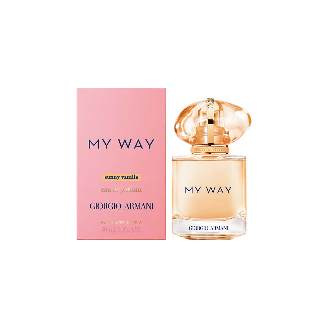 Giorgio Armani My Way Sunny Vanilla Eau de Parfum Floral Fruity Fragrance with Pineapple Accord Jasmine and Warm Vanilla Infusion 30ml