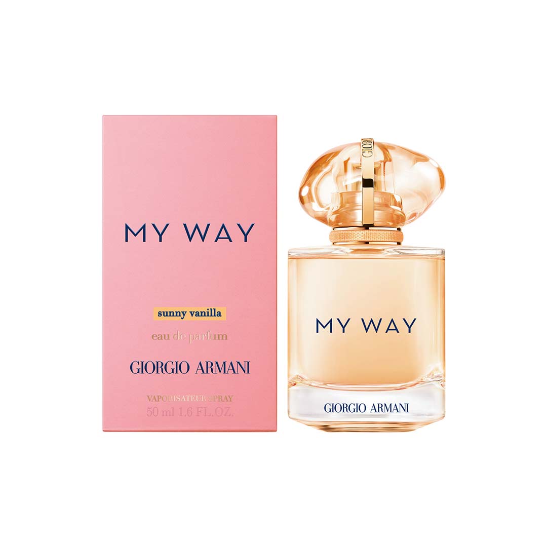 Giorgio Armani My Way Sunny Vanilla Eau de Parfum Floral Fruity Fragrance with Pineapple Accord Jasmine and Warm Vanilla Infusion 50ml