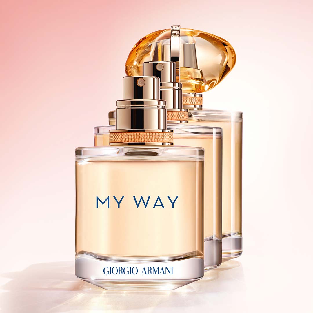 Giorgio Armani My Way Sunny Vanilla Eau de Parfum Floral Fruity Fragrance with Pineapple Accord Jasmine and Warm Vanilla Infusion 50ml
