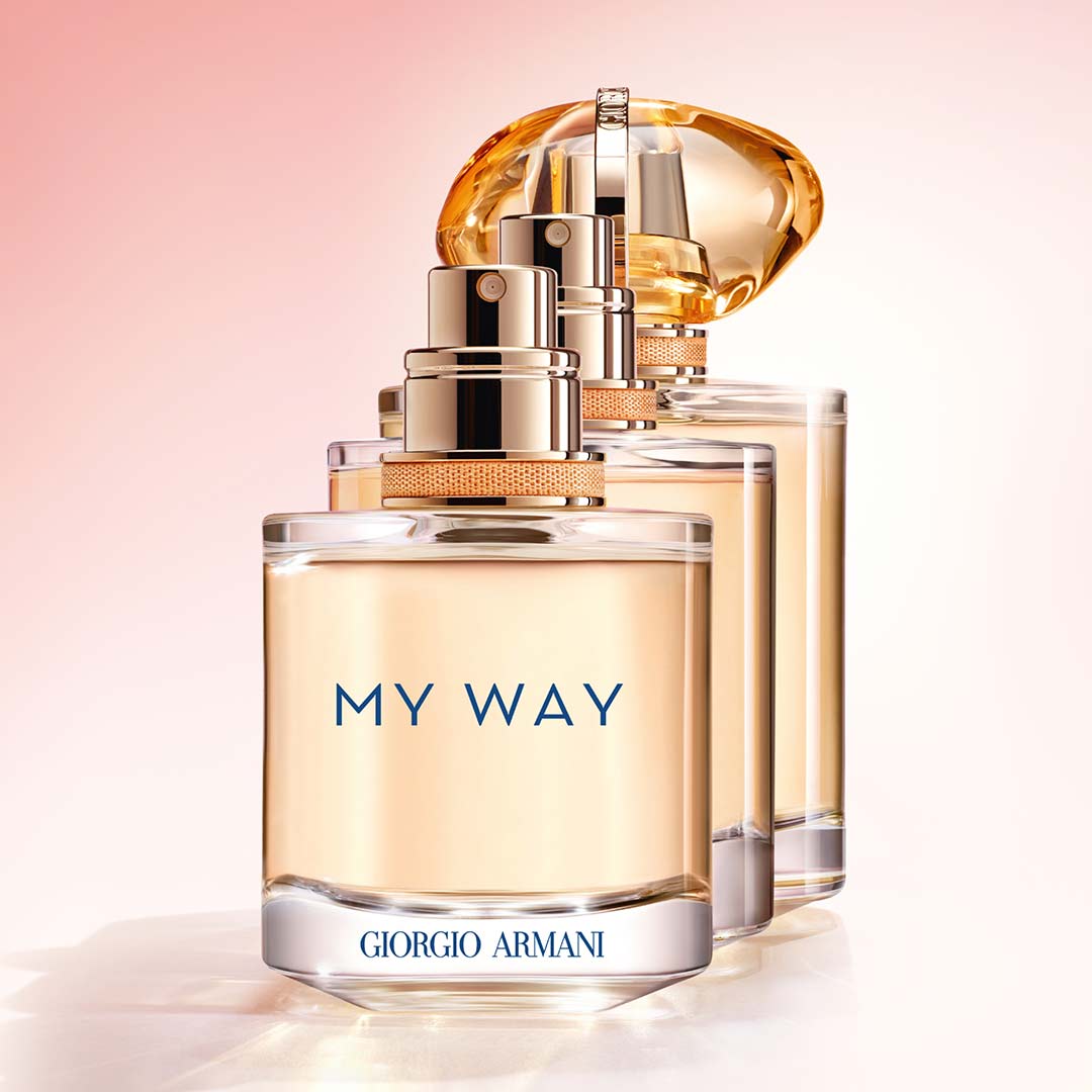 Giorgio Armani My Way Sunny Vanilla Eau de Parfum Floral Fruity Fragrance with Pineapple Accord Jasmine and Warm Vanilla Infusion 90ml