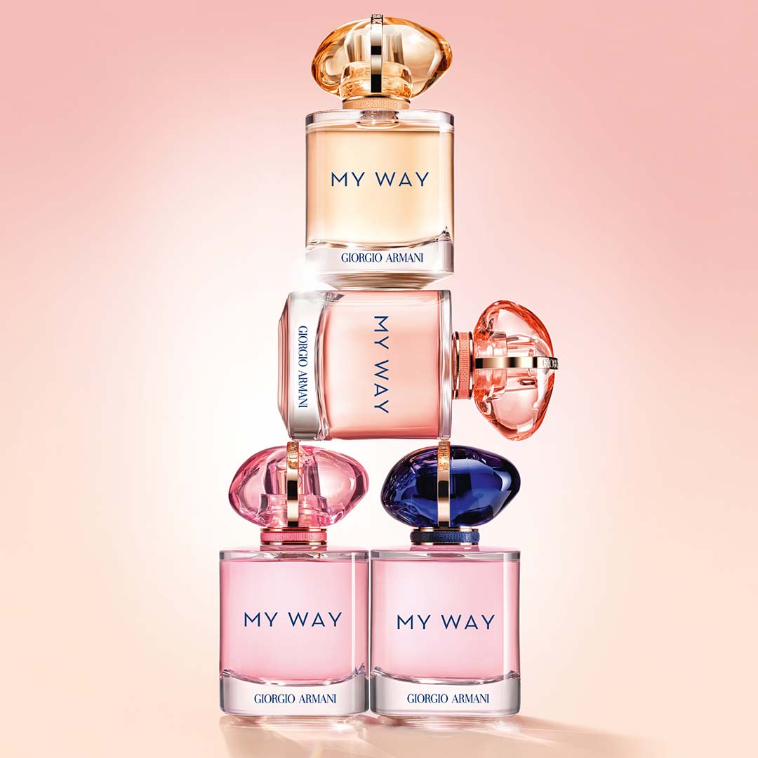 Giorgio Armani My Way Sunny Vanilla Eau de Parfum Floral Fruity Fragrance with Pineapple Accord Jasmine and Warm Vanilla Infusion 90ml