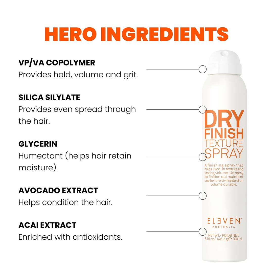 Eleven Australia Dry Finish Texture Spray 178 ml