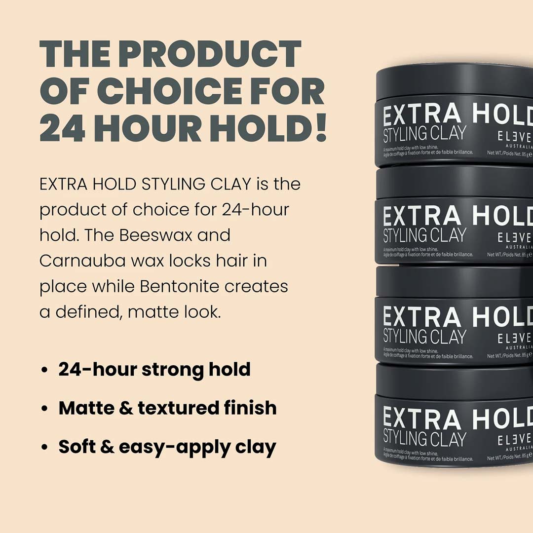 Eleven Australia Extra Hold Styling Clay 85g