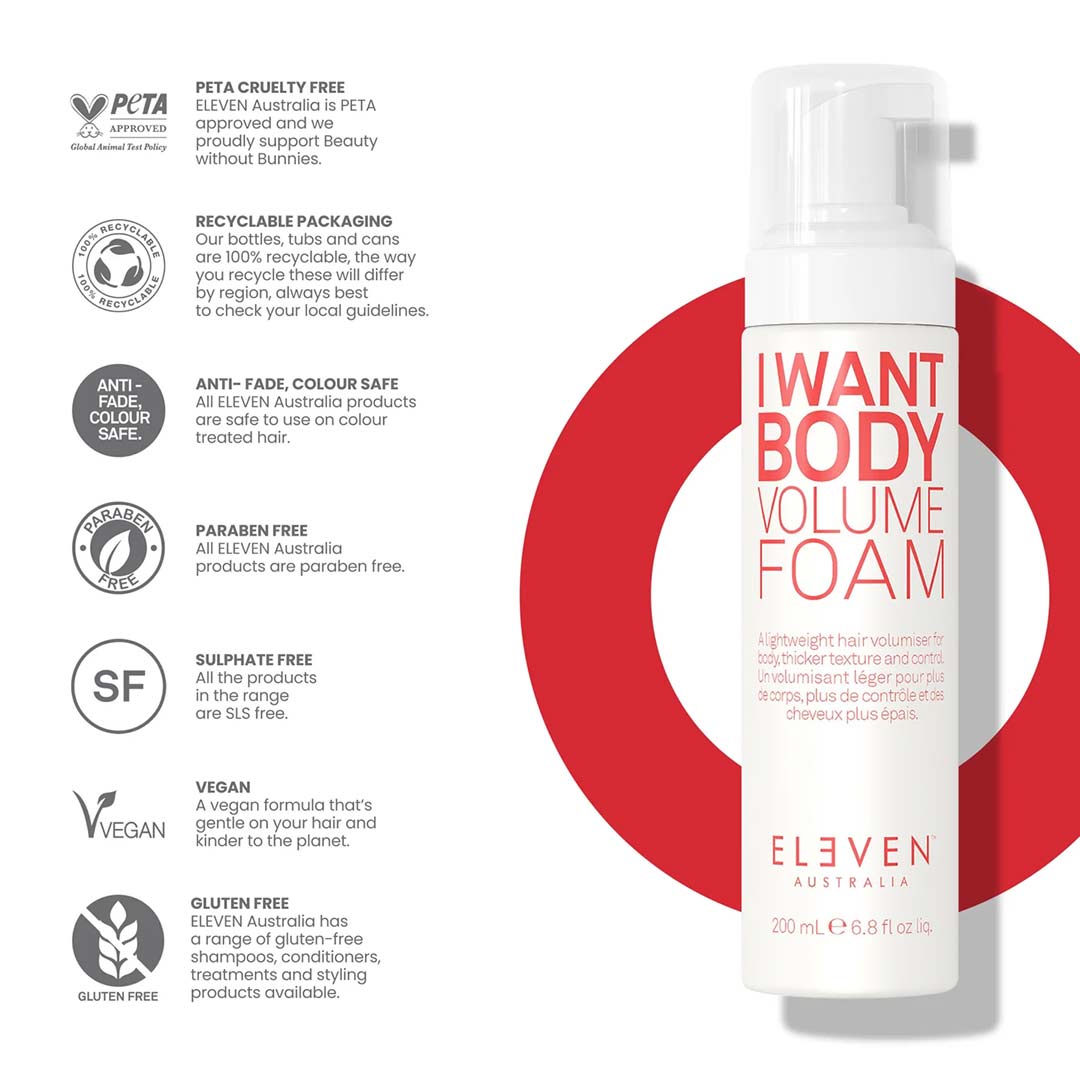 Eleven Australia I Want Body Volume Foam 200 ml