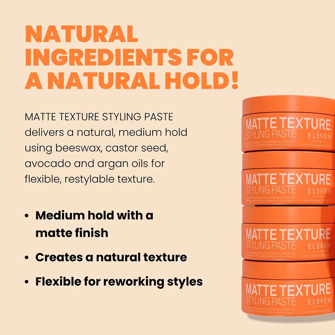 Eleven Australia Matte Texture Styling Paste 85g