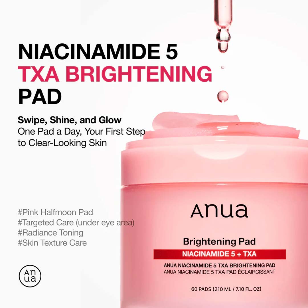 Anua Niacinamide 5 + Txa Brightening Pad 60Pads 210 ml