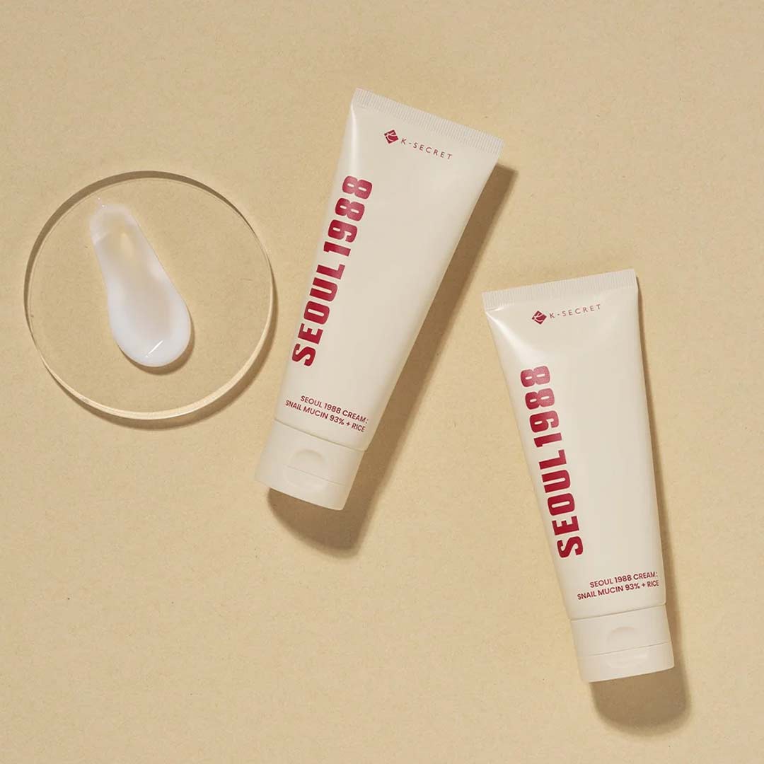 K-Secret Seoul 1988 Cream Snail Mucin 93% + Rice 100 ml