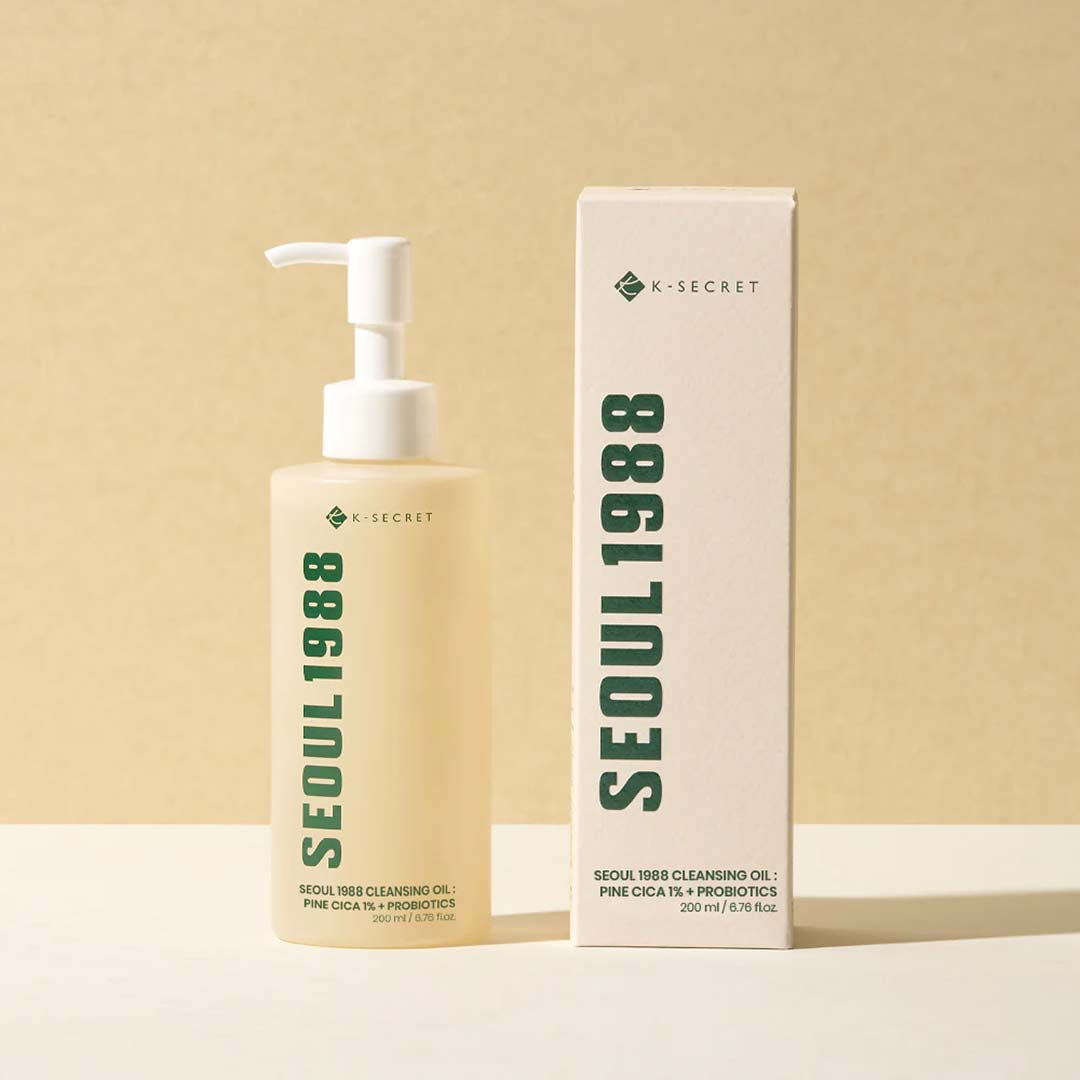 K-Secret Seoul 1988 Cleansing Oil Pine Cica 1% + Probiotics 200 ml