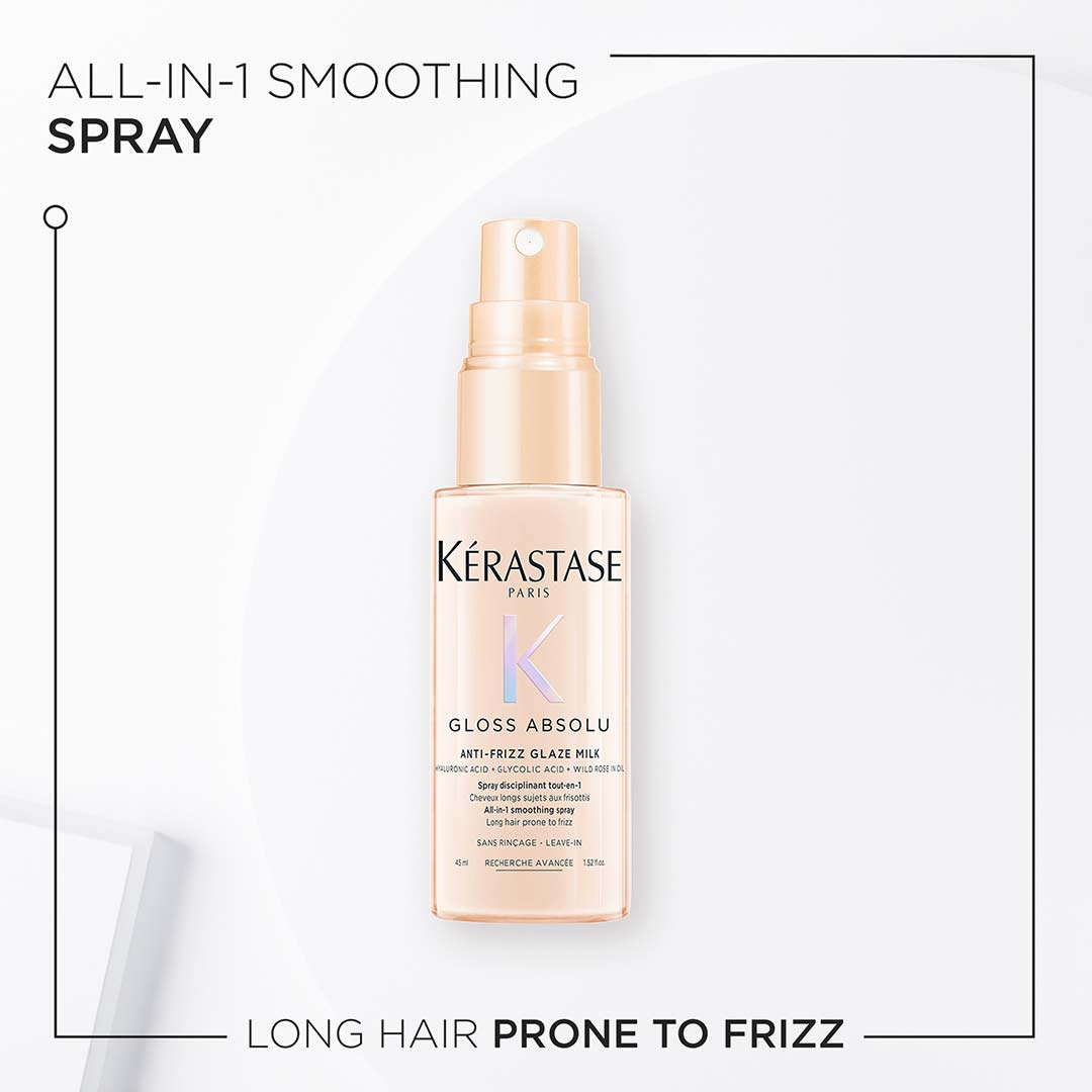 Kerastase Gloss Absolu Anti Frizz Glaze Milk Heat Protection Travel Size 45 ml
