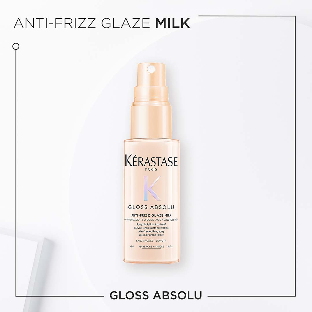 Kerastase Gloss Absolu Anti Frizz Glaze Milk Heat Protection Travel Size 45 ml