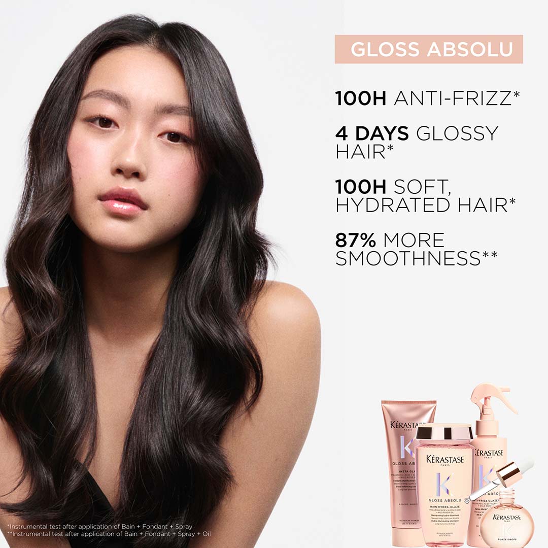 Kerastase Gloss Absolu Anti Frizz Glaze Milk Heat Protection Travel Size 45 ml