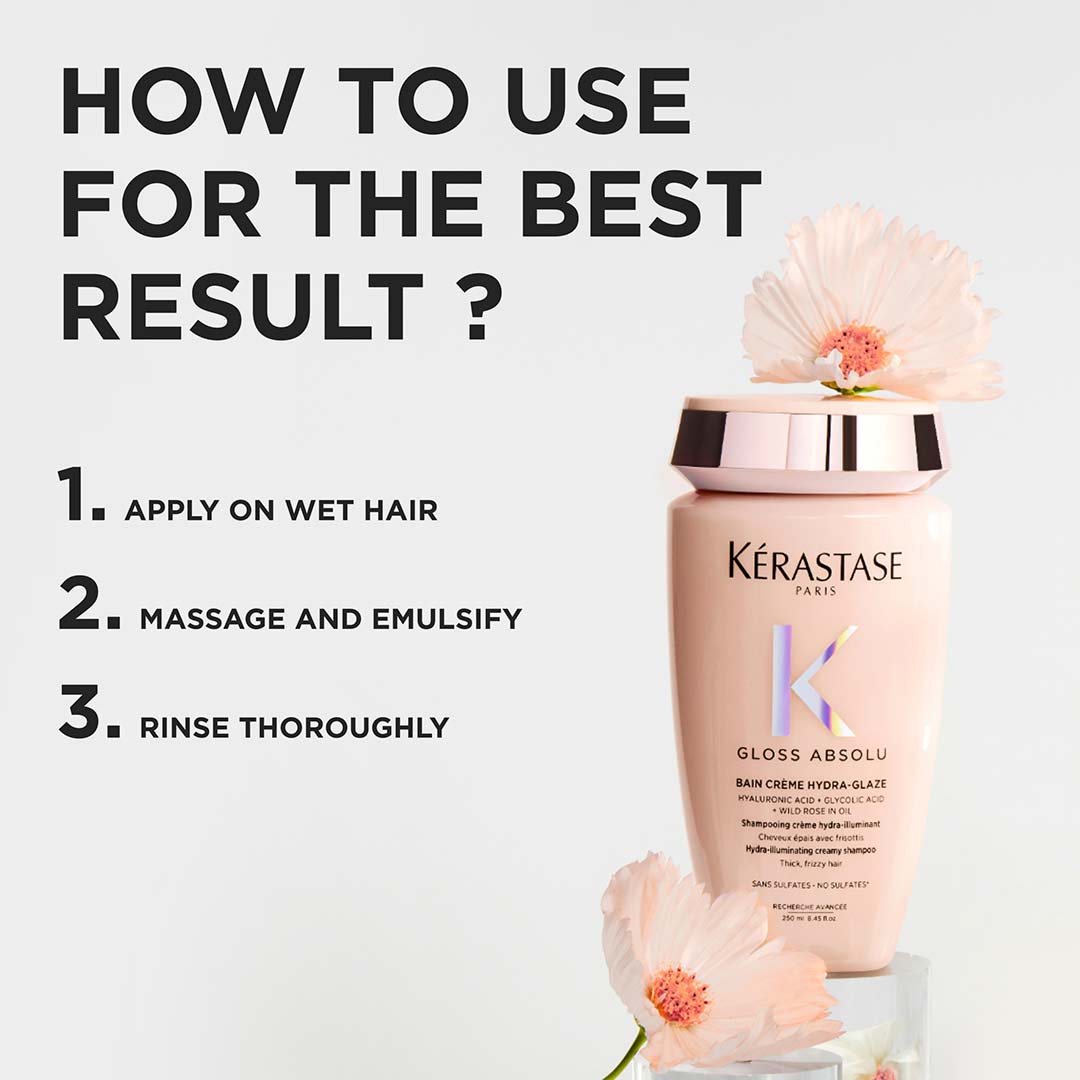 Kerastase Gloss Absolu Bain Crème Hydra Glaze Shampoo 250 ml