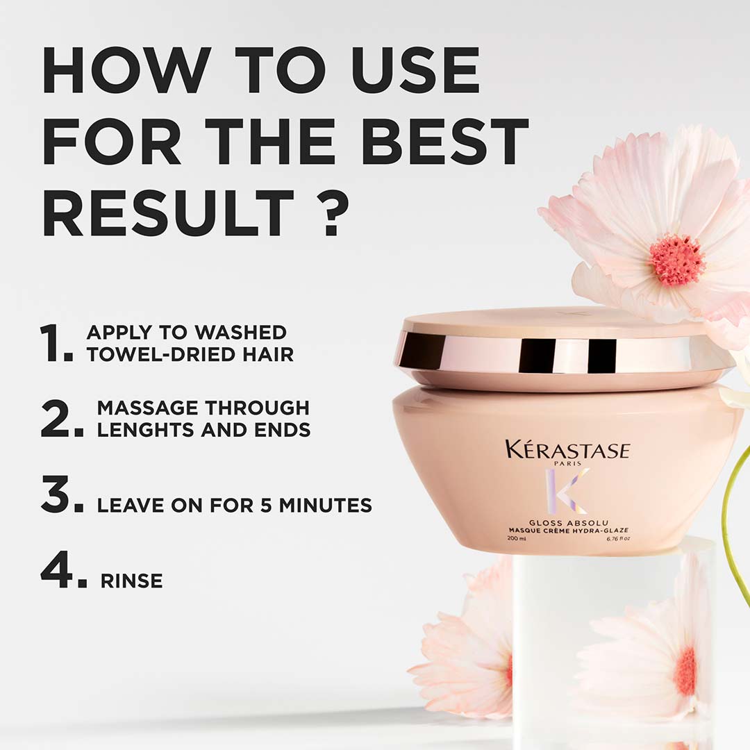 Kerastase Gloss Absolu Masque Crème Hydra Glaze 200 ml