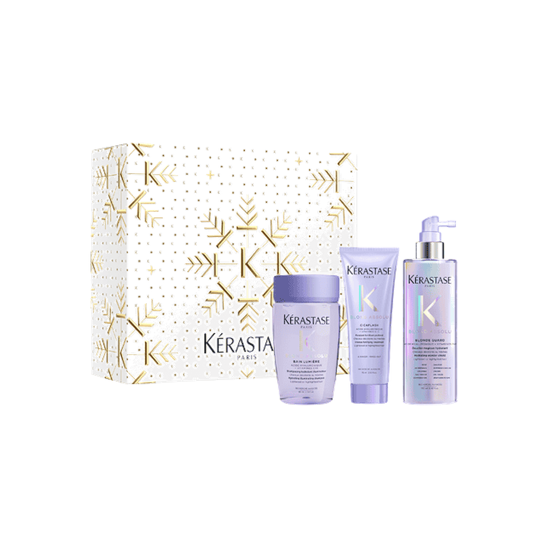 Kerastase Blond Absolu Trio Holiday Set 2026 80 ml + 75 ml + 190 ml