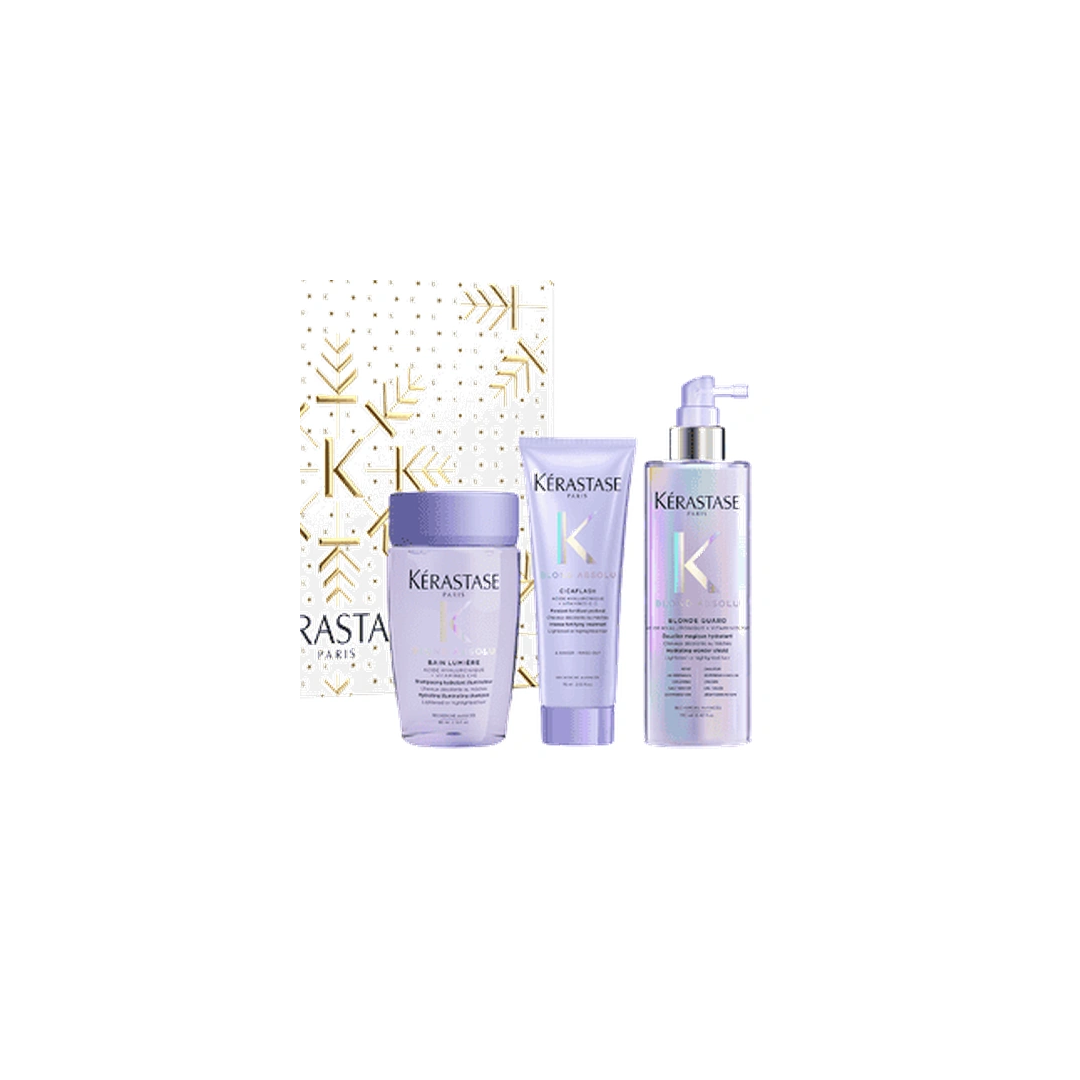 Kerastase Blond Absolu Trio Holiday Set 2026 80 ml + 75 ml + 190 ml