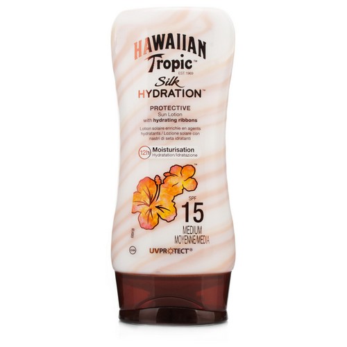 Hawaiian Tropic Silk Hydration Protective Sun Lotion Spf15 180 ml