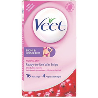 Veet Easy Gel Wax Strips Bikini 16 pcs