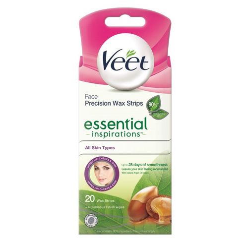 Veet Face Precision Wax Strips Essential Inspirations All Skin Types 20st