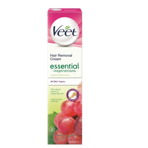 Veet Hair Removal Cream Essential Inspirations All Skin Types 200 ml