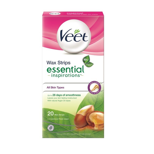 Veet Essential Inspirations Wax Strips Legs 20 pcs
