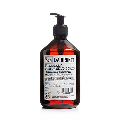 LA Bruket 076 Diskmedel Citrongräs 500 ml