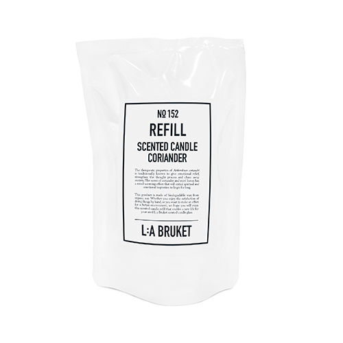 LA Bruket 152 Doftljus Refill Koriander 260g