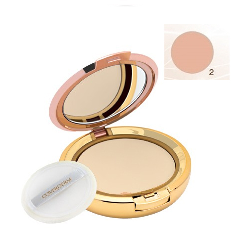 Coverderm Compact Powder Waterproof 10g Dry/Sensitive 2
