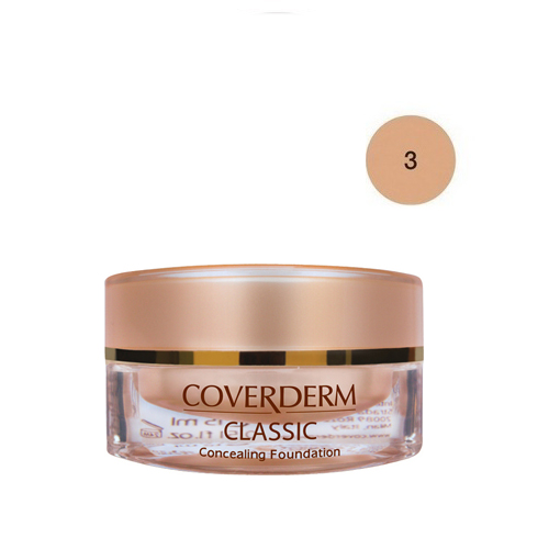 Coverderm Classic Foundation Waterproof 15 ml 3