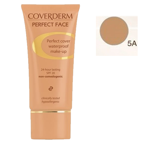 Coverderm Perfect Face Foundation Waterproof SPF 20 30 ml 5A