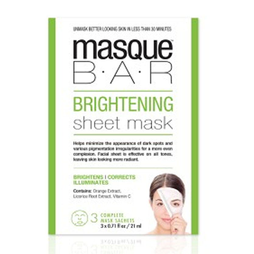 MasqueBAR Brightnening Sheet Mask 3 x 21 ml