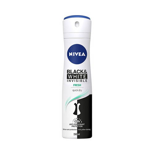 Nivea Black And White Invisible Fresh Deo Spray 150 ml