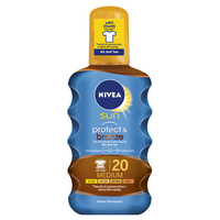 Nivea Sun Protect And Bronze Oil Spf20 200 ml